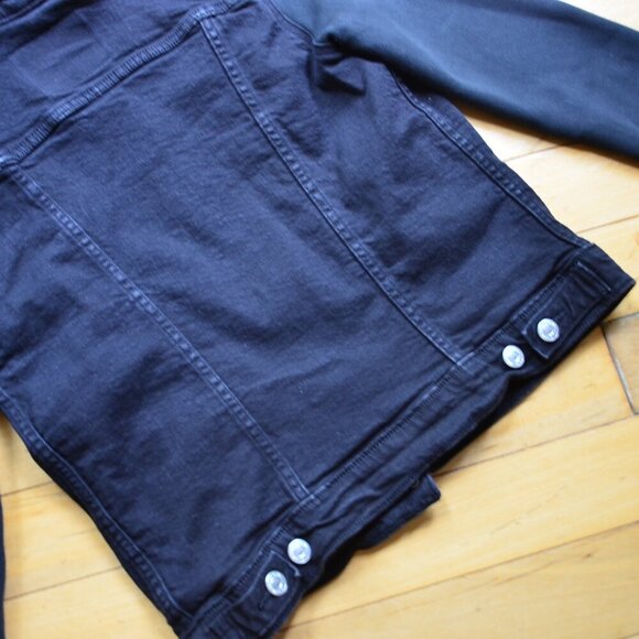 Levis New Hybrid Original Trucker Jacket Size S Black - Picture 8 of 11